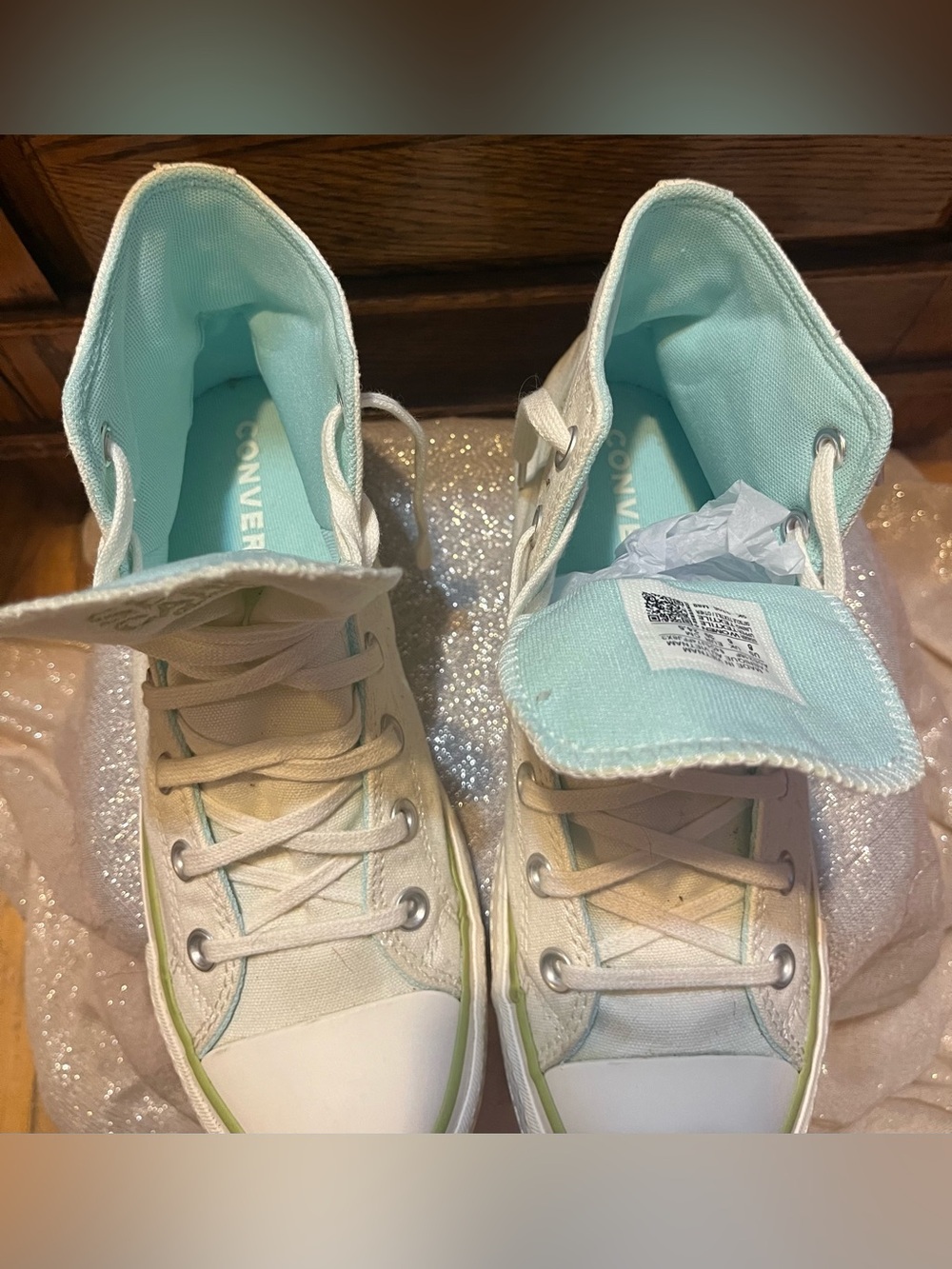 Converse Chuck Taylor All Star “Self Care Club” High Top Platform Sneaker (S 8) - Picture 11 of 12